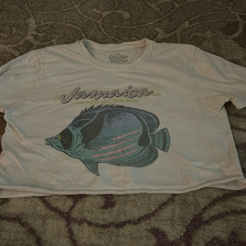 Jamaica cropped t-shirt